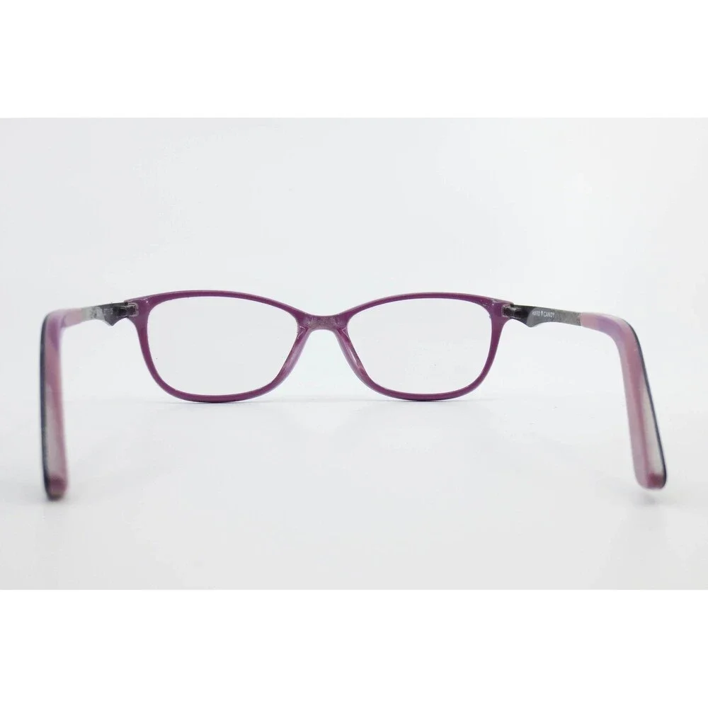 Hard Candy HC41 BLKP Eyeglasses Black Purple Cat Eye Frames 52-16-135
